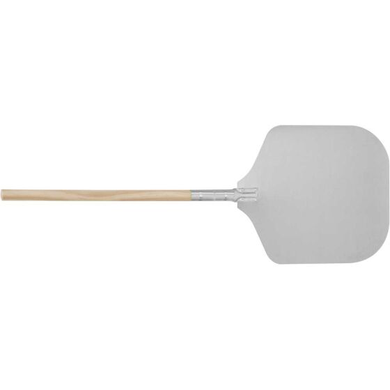 Pizza peel, with wooden handle, 30 x 30 x 50 cm (WxDxH)
