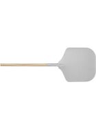 Pizza peel, with wooden handle, 30 x 30 x 50 cm (WxDxH)