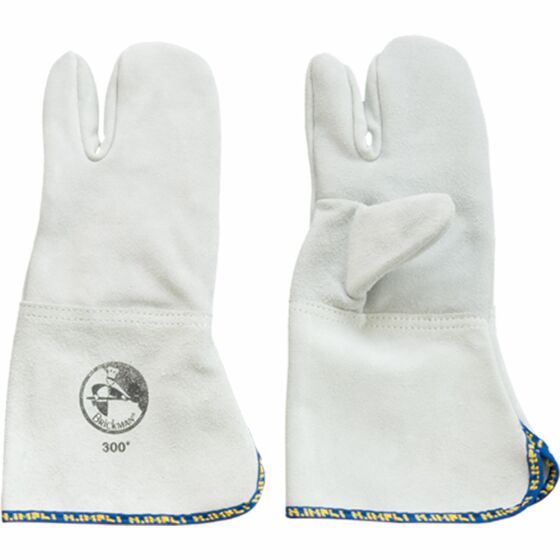 Baking gloves, three fingers, heat-resistant up to 300 ° C