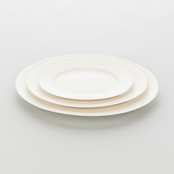 Liguria D series plate with rim, oval 310 x 217 mm