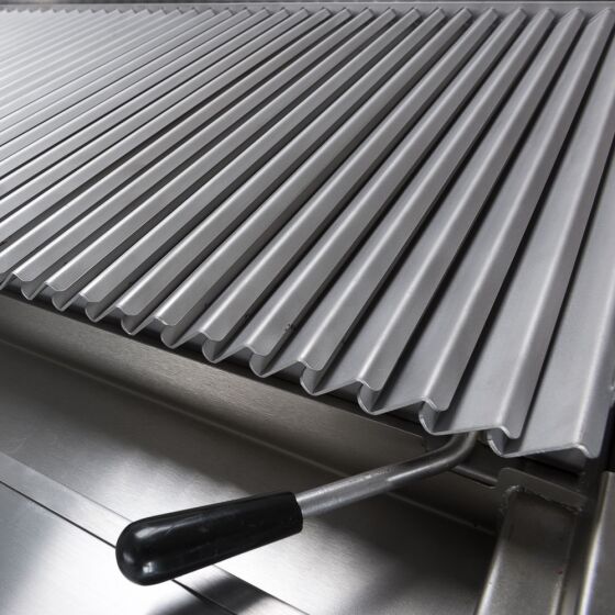 S-grate (fish) for lava stone grill 800 mm wide