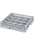 Sink basket for glasses and cups 16 compartments 500 x 500 mm
