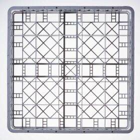 Sink for glasses and cups 25 compartments 500 x 500 mm