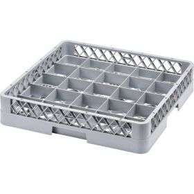 Sink for glasses and cups 25 compartments 500 x 500 mm