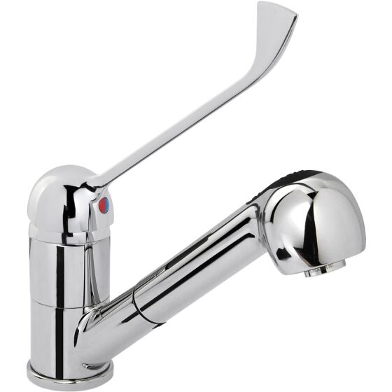 MONOLITH Mixer with wash shower, one-piece mounting, single-mixer