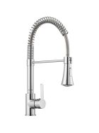 MONOLITH Buffer mixer with flexible neck and washbasin