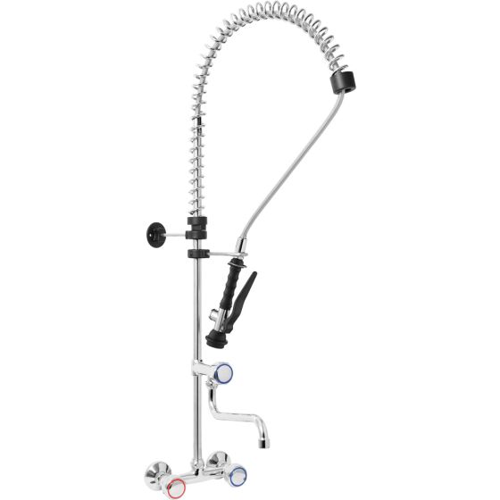 MONOLITH Dish shower with mixer tap, two-hole mounting, with faucet, two mixer valves