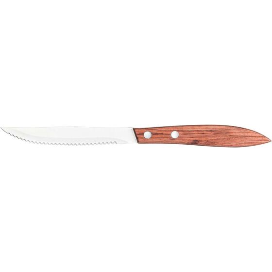 Steak and pizza knife with handle made of impact-resistant plastic Length 115 mm