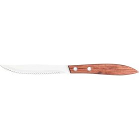 Steak and pizza knife with handle made of...
