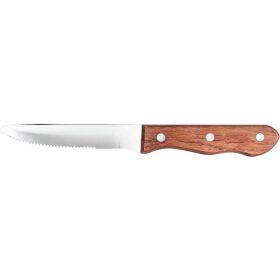 Steak and pizza knife JUMBO with handle made of wood...