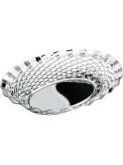 Bread and fruit basket oval, stainless steel, 300 x 240 x 50 mm (WxTxH)