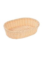 Table and buffet basket oval, stable braided, polypropylene, 380 x 270 x 90 mm (WxTxH)