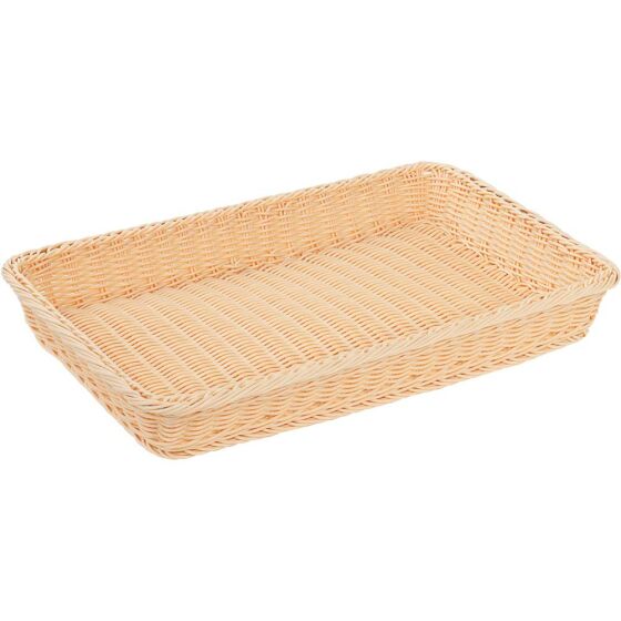 Buffet basket GN 1/1, stable braided, polypropylene, 530 x 325 x 70 mm (WxTxH), suitable for BB1204011