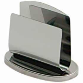 Napkin holder, angular, made of stainless steel, height...