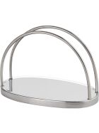 Napkin holder, chrome plated, 195 x 195 x 190 mm (WxTxH)