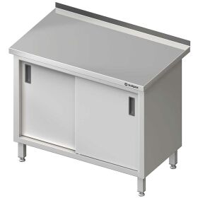 Work cabinet with sliding doors 1000x600x850 mm, with...