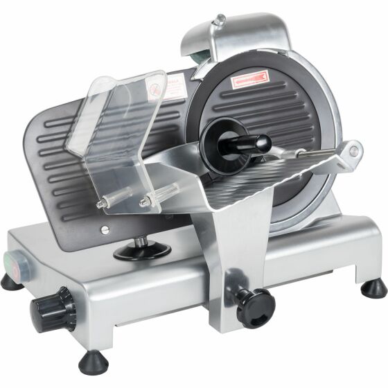Slicer with non-stick coated stop plate and knife 220 mm Ø