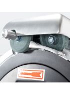 Slicer with non-stick coated stop plate and knife 220 mm Ø