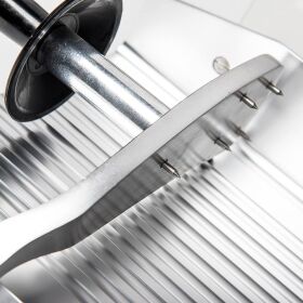 Slicer with non-stick coated stop plate and knife 250 mm Ø