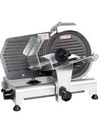 Slicer with non-stick coated stop plate and knife 250 mm Ø