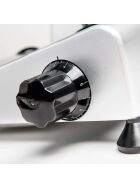 Slicer with non-stick coated stop plate and knife 250 mm Ø