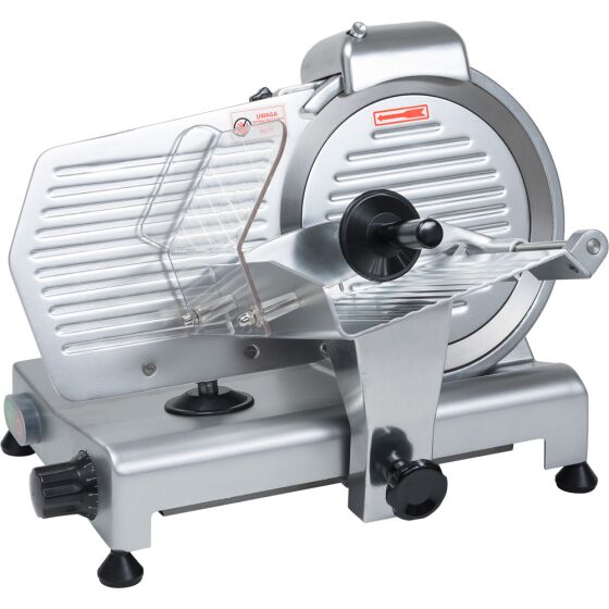 Slicer with non-stick coated stop plate and knife 250 mm Ø, incl.