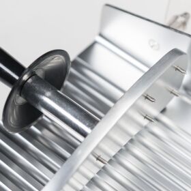 Slicer with non-stick coated stop plate and knife 250 mm Ø, incl.