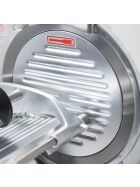 Slicer with non-stick coated stop plate and knife 250 mm Ø, incl.