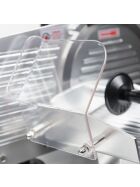 Slicer with non-stick coated stop plate and knife 250 mm Ø, incl.