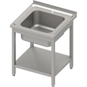 Sink table with base 600x600x850 mm, with a basin with...