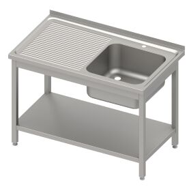 Sink table with base 1000x600x850 mm, with a basin on the...