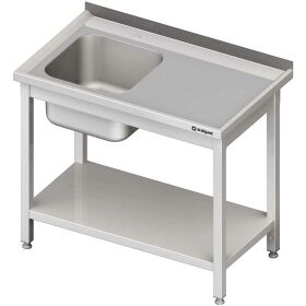 Sink table with base 1200x600x850 mm, with a basin on the...