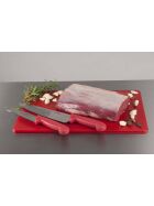 Schneidbrett, HACCP, Farbe rot, 450 x 300 x 13 mm (BxTxH)
