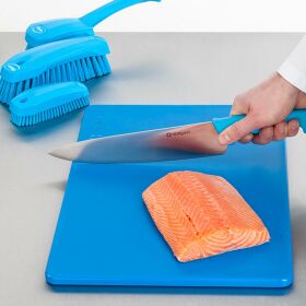 Cutting board, HACCP, color blue, 450 x 300 x 13 mm (WxDxH)