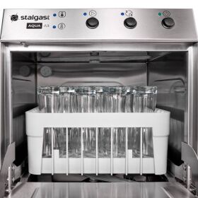 Gläserspülmaschine Aqua A3, inkl. Klarspülmittel- und Reinigerdosierpumpe, Korbgröße 350x350 mm
