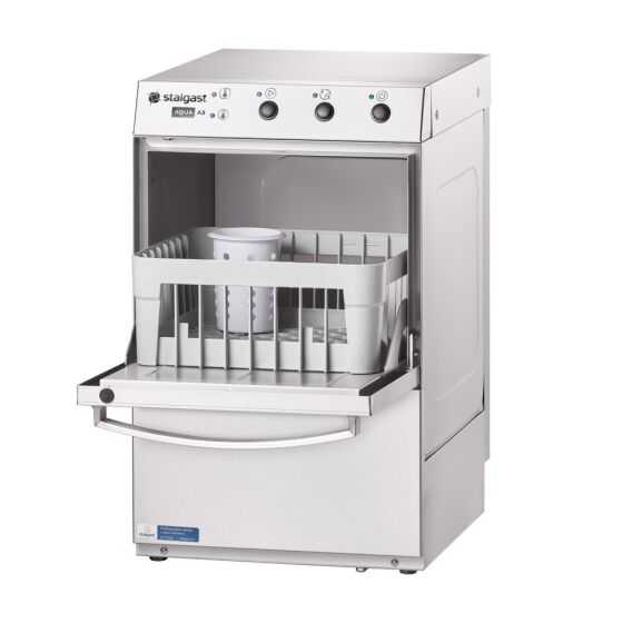 Bistro glass washer, including rinse aid dosing, detergent dosing and drain pump, 230V, 2.73 kW