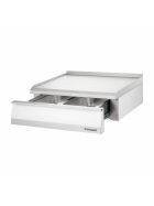 Neutralelement als Tischgerät Serie 700 ND, mit Schublade, 800 x 700 x 250 mm (BxTxH)