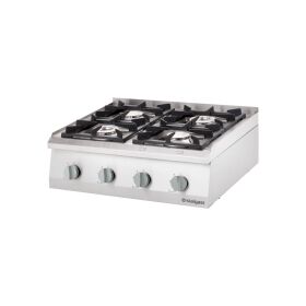 Gas hob as tableware series 700 ND - G20, 4-burner (2x5 +...