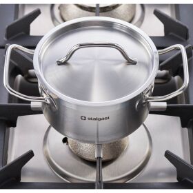 Gas hearth 4 burner with gas oven (GN 2/1) Series 700 ND - G20, 4-burner (3.5 + 2x5 + 7)