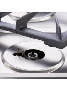 Gas hearth 4 burner with gas oven (GN 2/1) Series 700 ND - G20, 4-burner (2x5 + 2x7)