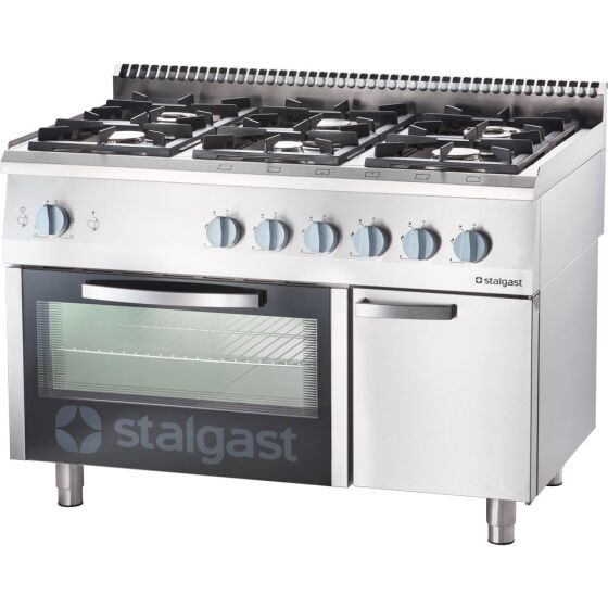 Gas hearth 6 burner with oven series 700 ND - G20, 6-burner (3.5 + 2x5 + 2x7 + 9)