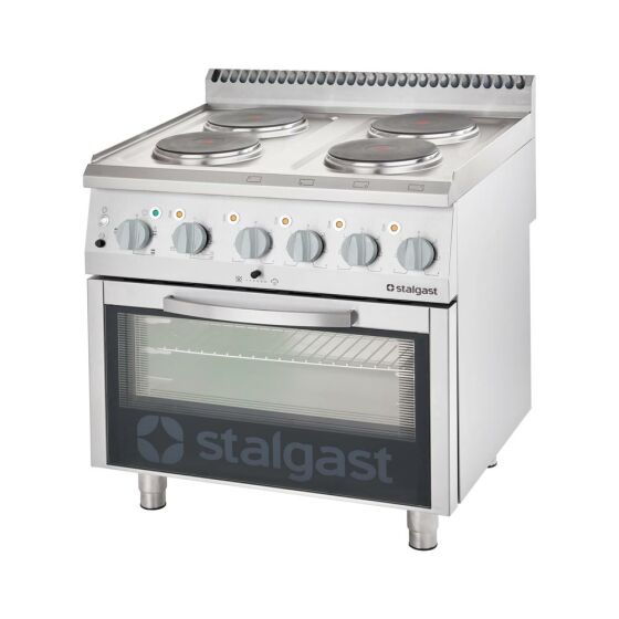Electric hearth with oven (600 x 400 mm / GN 1/1) Series 700 ND, 4-plates (4x2.6)