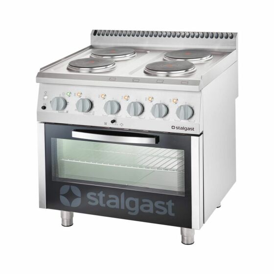 Electric hearth with oven (GN 2/1) Series 700 ND - 4-plates (4x2.6)
