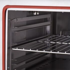 Gas hearth 6 burner with electric hot air oven (600 x 400 mm / GN 1/1) Series 700 ND - G20, 6 burner (3.5 + 3x5 + 2x7)