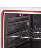 Gas hearth 6 burner with electric hot air oven (600 x 400 mm / GN 1/1) Series 700 ND - G20, 6 burner (3.5 + 3x5 + 2x7)