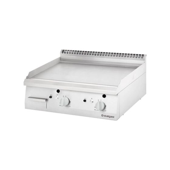 Gas griddle plate as tableware, series 700 ND - smooth 800x700x250 mm