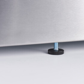 Gas-Griddleplatte als Tischgerät, Serie 700 ND - gerillt 800x700x250 mm