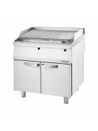 Gas lava stone grill as a stand, series 700 ND with S-rust, 800x700x850 mm