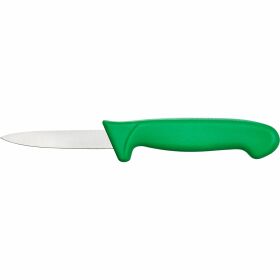 Paring knife Premium, HACCP, green handle, stainless...