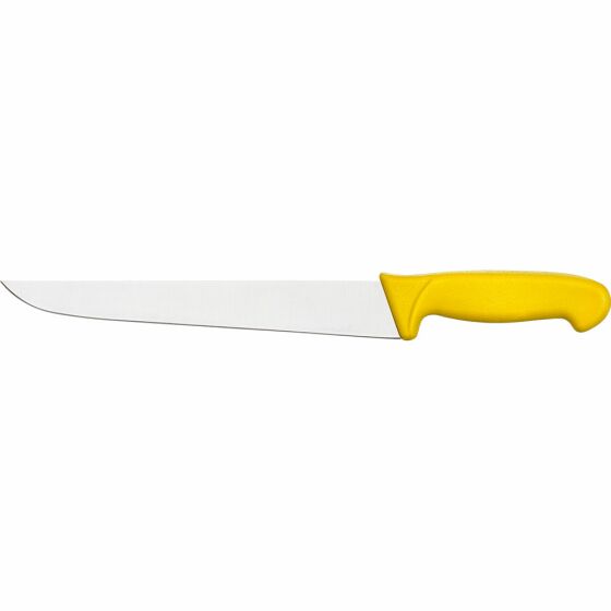 Carving knife Premium, HACCP, yellow handle, stainless steel blade 20 cm